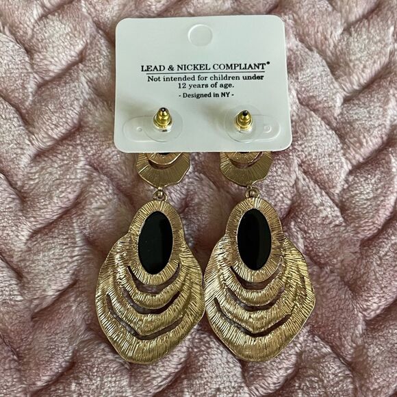 NWT Nordstrom Bansri Gold-Tone Earrings - Picture 5 of 6